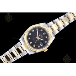 Datejust 41mm 126333 904L YG/SS/Flt/Oys Black/Dia EWE A3235