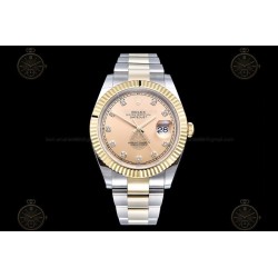 Datejust 41mm 126333 904L YG/SS/Flt/Oys Gold/Dia EWE A3235