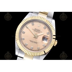 Datejust 41mm 126333 904L YG/SS/Flt/Oys Gold/Dia EWE A3235