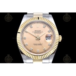 Datejust 41mm 126333 904L YG/SS/Flt/Oys Gold/Dia EWE A3235