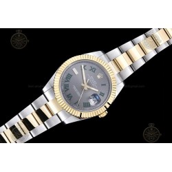 Datejust 41mm 126333 904L YG/SS/Flt/Oys Grey/Rmn EWE A3235