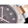 Datejust 41mm 126331 904L RG-SS/Flt/Oys Brown/Dia EWE A3235