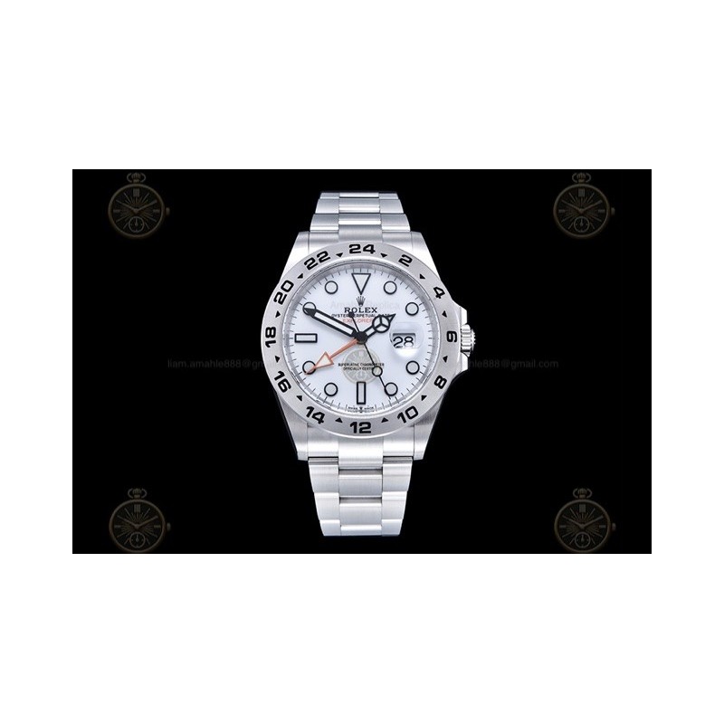 Explorer II 226570 904L SS/SS White/Dot JVS VR3285 CHS