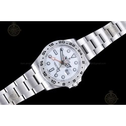 Explorer II 226570 904L SS/SS White/Dot JVS VR3285 CHS