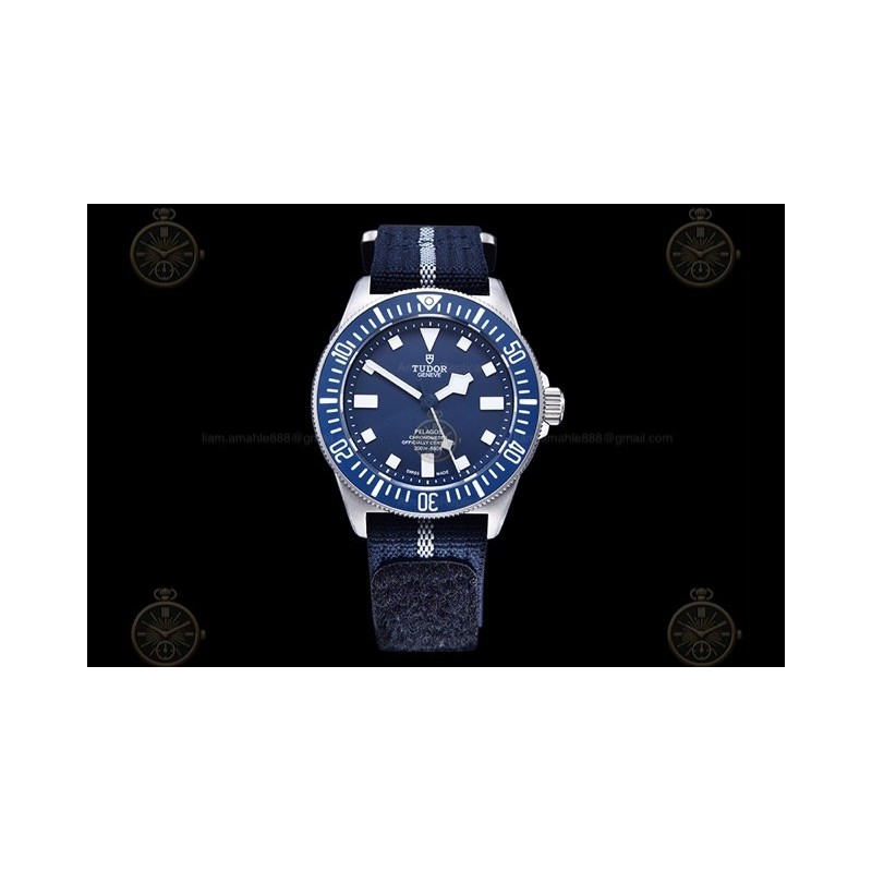 Tudor Pelagos FXD 25707B TI/NY Blue/Dot M+F 8N24