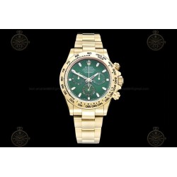 Daytona 116508 904L YG Green/Stk N6F A4130