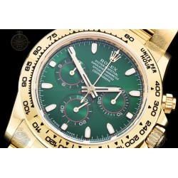 Daytona 116508 904L YG Green/Stk N6F A4130