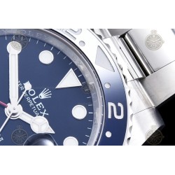 GMT-Master II 116710BLRO 904L SS/CER/Oys Blue/Dot Noob A3285