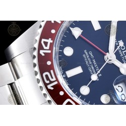 GMT-Master II 116710BLRO 904L SS/CER/Oys Blue/Dot Noob A3285