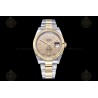 Datejust 41mm 904L YG/SS/Flt/Oys Patterned Gold/Stk Clean VR3235