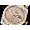 Datejust 41mm 904L YG/SS/Flt/Oys Patterned Gold/Stk Clean VR3235