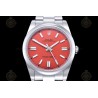 Oyster Perpetual 124300 41mm  SS/Oys Red/Stk Clean VR3230