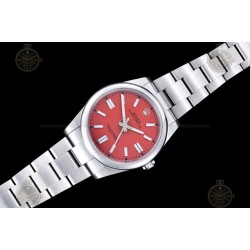 Oyster Perpetual 124300 41mm  SS/Oys Red/Stk Clean VR3230