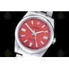 Oyster Perpetual 124300 41mm  SS/Oys Red/Stk Clean VR3230