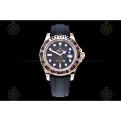 YachtMaster 40mm 116655  RG/Dia/RU Black/Dot BPF VR3135