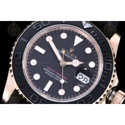 YachtMaster 40mm 126655 RG/RU Black/Dot BPF VR3135