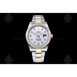 Datejust 41mm 904L YG/SS/Flt/Oys White MOP/Dia GMF V2 VR3235