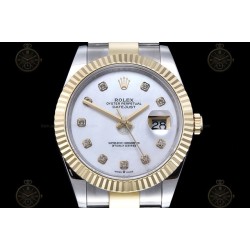 Datejust 41mm 904L YG/SS/Flt/Oys White MOP/Dia GMF V2 VR3235