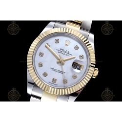 Datejust 41mm 904L YG/SS/Flt/Oys White MOP/Dia GMF V2 VR3235