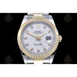 Datejust 41mm 904L YG/SS/Flt/Oys White/Dia GMF V2 VR3235