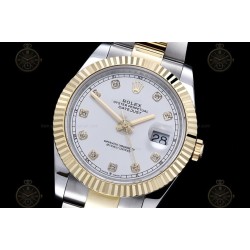 Datejust 41mm 904L YG/SS/Flt/Oys White/Dia GMF V2 VR3235