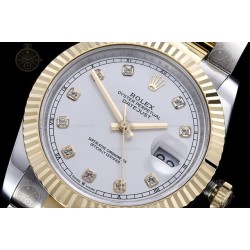 Datejust 41mm 904L YG/SS/Flt/Oys White/Dia GMF V2 VR3235