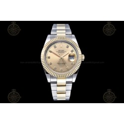 Datejust 41mm 904L YG/SS/Flt/Oys Gold/Dia GMF V2 VR3235