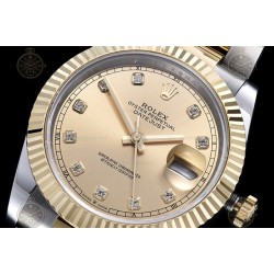 Datejust 41mm 904L YG/SS/Flt/Oys Gold/Dia GMF V2 VR3235