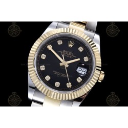 Datejust 41mm 904L YG/SS/Flt/Oys Black/Dia GMF V2 VR3235