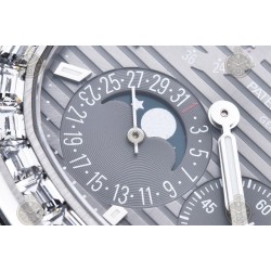 Nautilus Moon Phase 5722 SS/LE/Dia Grey/Stick PPF A240