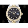 Datejust 41mm 126333 904L YG/SS/Fly/Jub Black/Dia EWE A3235