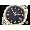 Datejust 41mm 126333 904L YG/SS/Fly/Jub Black/Dia EWE A3235