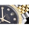 Datejust 41mm 126333 904L YG/SS/Fly/Jub Black/Dia EWE A3235