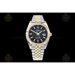 Datejust 41mm 126333 904L YG/SS/Fly/Jub Black/Stk EWE A3235