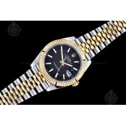 Datejust 41mm 126333 904L YG/SS/Fly/Jub Black/Stk EWE A3235