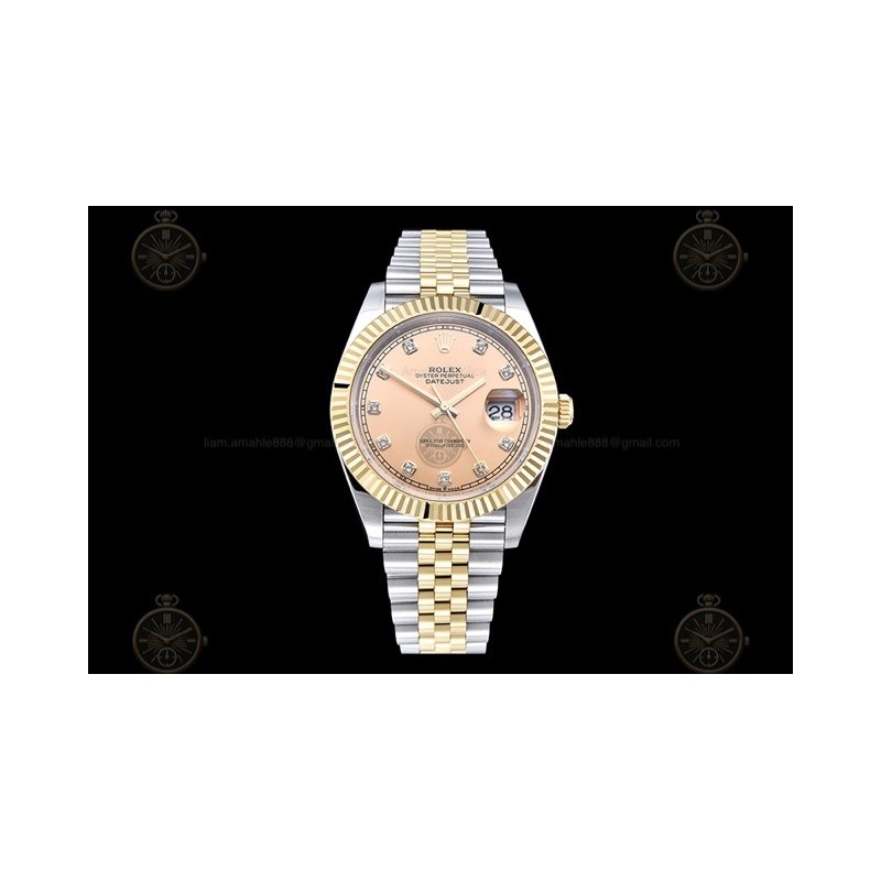 Datejust 41mm 126333 904L YG/SS/Fly/Jub Gold/Dia EWE A3235