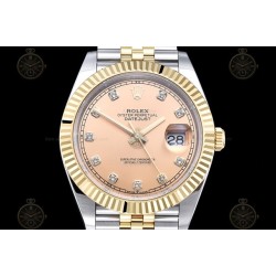 Datejust 41mm 126333 904L YG/SS/Fly/Jub Gold/Dia EWE A3235