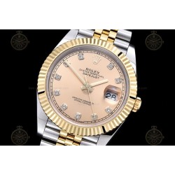 Datejust 41mm 126333 904L YG/SS/Fly/Jub Gold/Dia EWE A3235