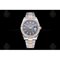 Datejust 41mm 126331 904L RG-SS/Flt/Oys HCGrey/Stk EWE A3235