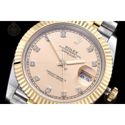 Datejust 41mm 126333 904L YG/SS/Fly/Jub Gold/Dia EWE A3235