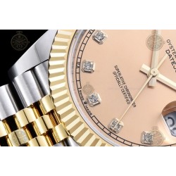 Datejust 41mm 126333 904L YG/SS/Fly/Jub Gold/Dia EWE A3235