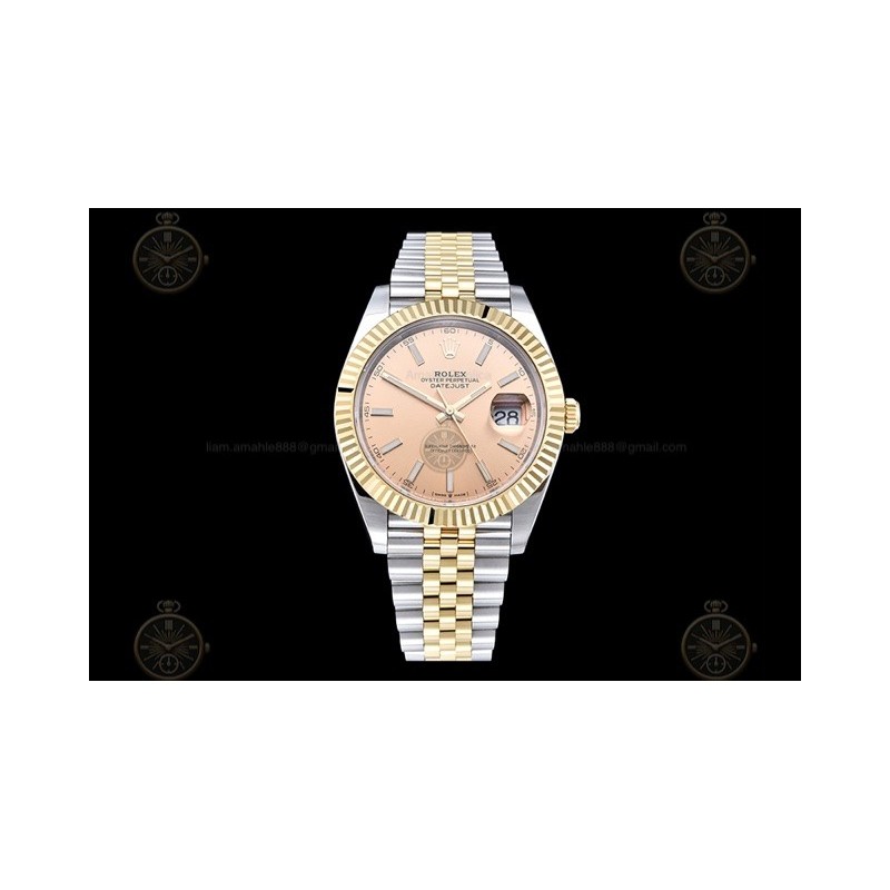 Datejust 41mm 126333 904L YG/SS/Fly/Jub Gold/Stk EWE A3235