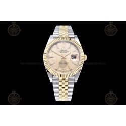 Datejust 41mm 126333 904L YG/SS/Fly/Jub Honeycomb Gold/Stk EWE A3235