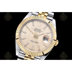 Datejust 41mm 126333 904L YG/SS/Fly/Jub Honeycomb Gold/Stk EWE A3235