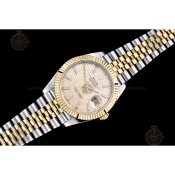 Datejust 41mm 126333 904L YG/SS/Fly/Jub Honeycomb Gold/Stk EWE A3235