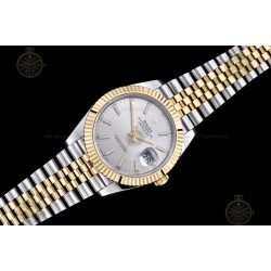 Datejust 41mm 126333 904L YG/SS/Fly/Jub Silver/Stk EWE A3235