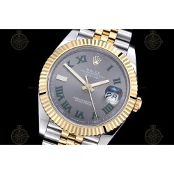 Datejust 41mm 126333 904L YG/SS/Fly/Jub Slate Grey/Rmn EWE A3235