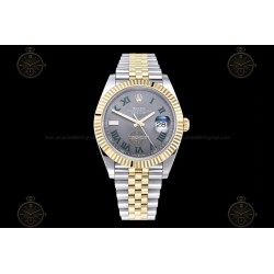 Datejust 41mm 126333 904L YG/SS/Fly/Jub Slate Grey/Rmn EWE A3235