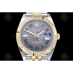 Datejust 41mm 126333 904L YG/SS/Fly/Jub Slate Grey/Rmn EWE A3235