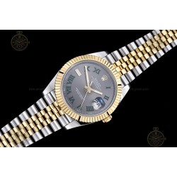 Datejust 41mm 126333 904L YG/SS/Fly/Jub Slate Grey/Rmn EWE A3235